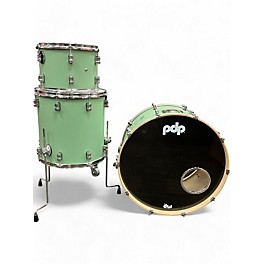 Used PDP by DW Used PDP by DW Concept Series Satin Seafoam Drum Kit