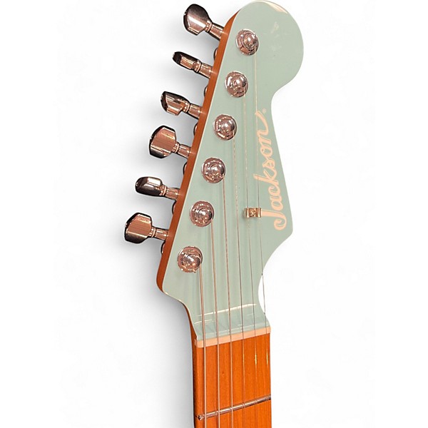 Used Jackson MJ Series Signature Misha Mansoor So-Cal 2PT Daphne Blue Solid Body Electric Guitar