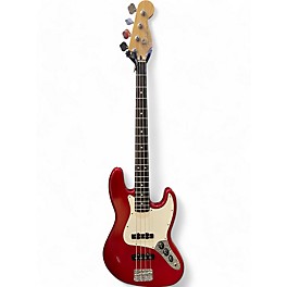 Used Fender Used Fender Highway One Jazz Bass Translucent red Electric Bass Guitar