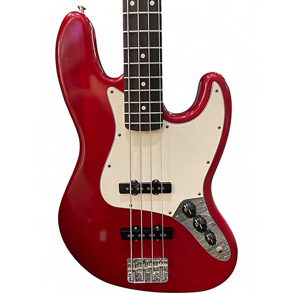 Used Fender Used Fender Highway One Jazz Bass Translucent red Electric Bass Guitar