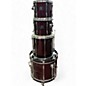 Used Pearl Used Pearl EXPORT SERIES 4 PIECE Burgundy Drum Kit thumbnail