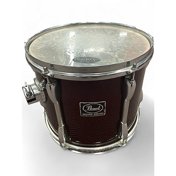 Used Pearl Used Pearl EXPORT SERIES 4 PIECE Burgundy Drum Kit