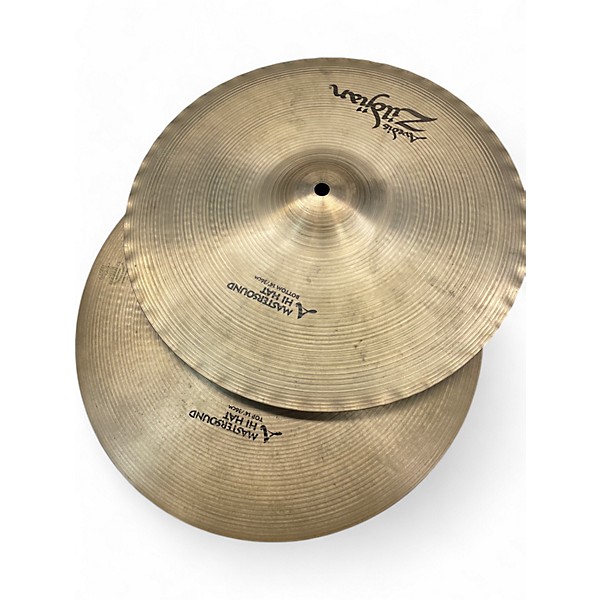 Used Zildjian Used Zildjian 14in A Mastersound Hi Hat Pair Cymbal