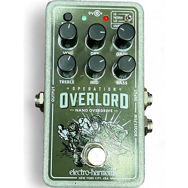 Used Electro-Harmonix nano operation overlord Effect Pedal