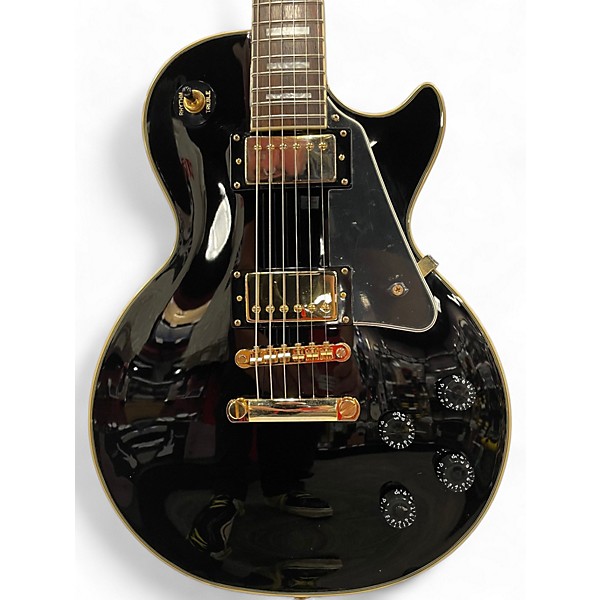 Used Epiphone Used 2013 Epiphone Les Paul Custom Ebony Solid Body Electric Guitar