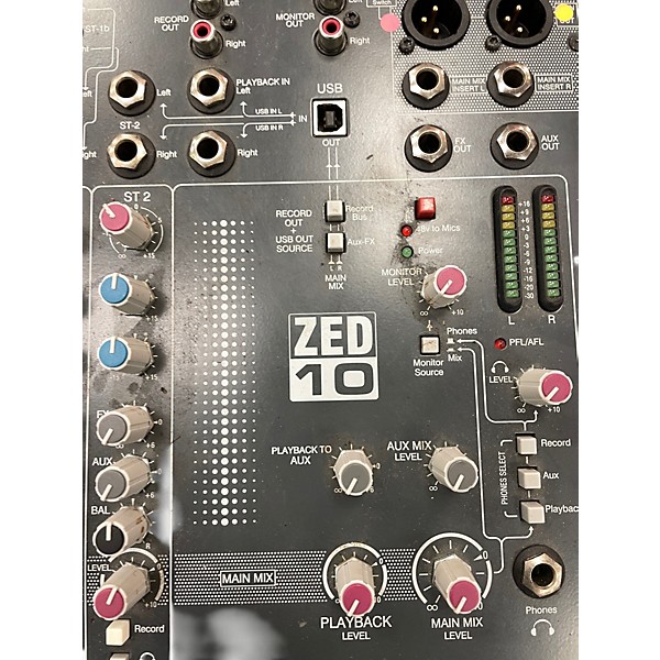 Used Allen & Heath Used Allen & Heath ZED10 Line Mixer