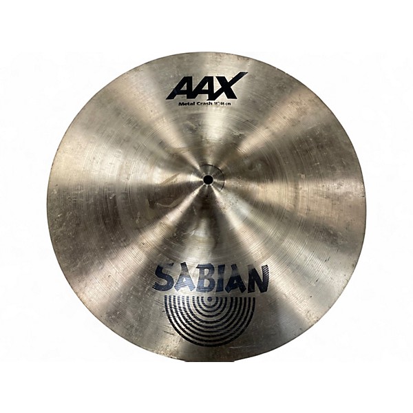 Used SABIAN Used SABIAN AAX Metal Crash Brilliant Cymbal