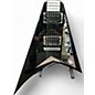 Used Jackson Used Jackson Jackson MJ Series Rhoads RRT Black and Silver Solid Body Electric Guitar