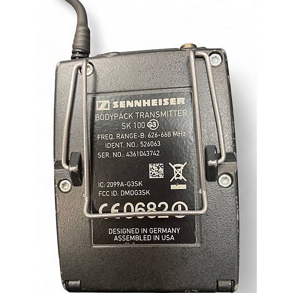 Used Sennheiser Used Sennheiser SK100 Body Pack Transmitter and EK100 Diversity Receiver Lavalier Wireless System