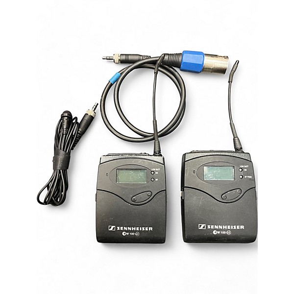 Used Sennheiser Used Sennheiser SK100 Bodypack Transmitter and EK100 Diversity Receiver Lavalier Wireless System