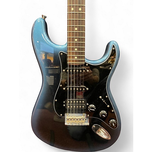 Used Fender Used Fender American Professional II Stratocaster black to blue burst Solid Body Electric Guitar