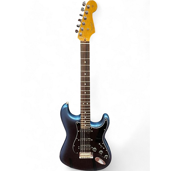 Used Fender Used Fender American Professional II Stratocaster black to blue burst Solid Body Electric Guitar