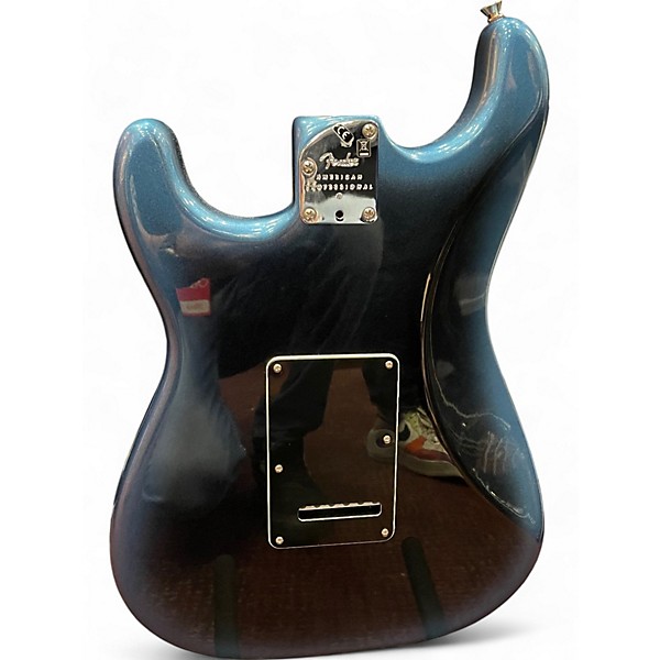 Used Fender Used Fender American Professional II Stratocaster black to blue burst Solid Body Electric Guitar