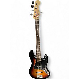 Used Squier Used Squier Affinity Jazz Bass 2 Color Sunburst Electric Bass Guitar