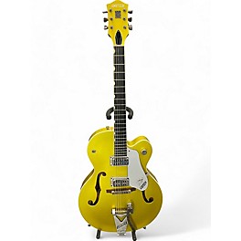 Used Gretsch Guitars Used Gretsch Guitars G6120SHLTV LIME GOLD Hollow Body Electric Guitar