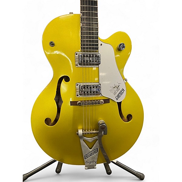 Used Gretsch Guitars Used Gretsch Guitars G6120SHLTV LIME GOLD Hollow Body Electric Guitar