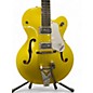 Used Gretsch Guitars Used Gretsch Guitars G6120SHLTV LIME GOLD Hollow Body Electric Guitar