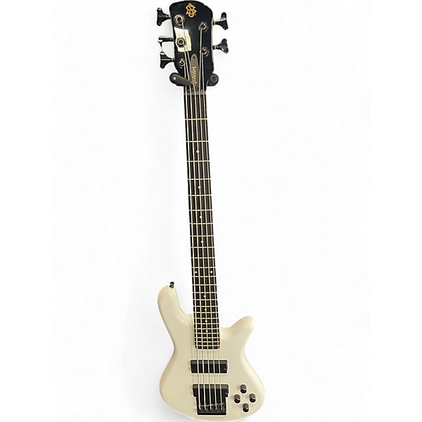 Used Spector Used Spector Performer 5 Alpine White Electric Bass Guitar