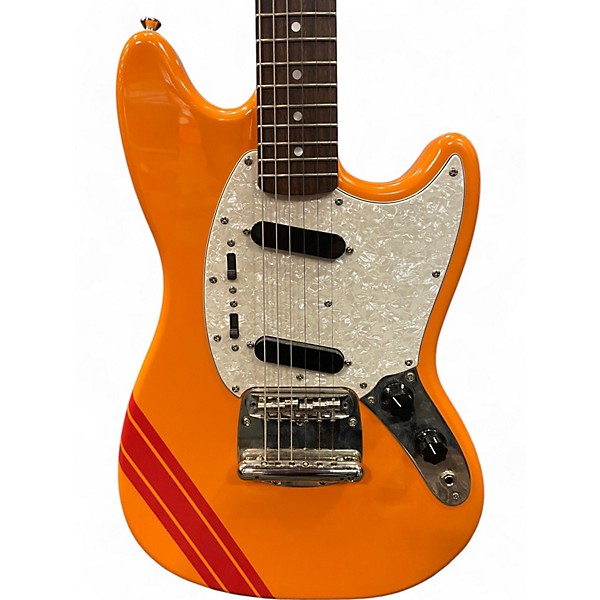 Used Squier Used Squier classic vibe 60s competition mustang Capri Orange Solid Body Electric Guitar