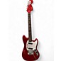 Used Fender Used Fender MG-69 Mustang Candy Apple Red Metallic Solid Body Electric Guitar thumbnail