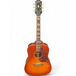 Used Epiphone Used 2022 Epiphone Hummingbird inspired by gibson 2 Color Sunburst Acoustic Guitar