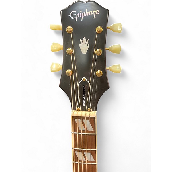 Used Epiphone Used 2022 Epiphone Hummingbird inspired by gibson 2 Color Sunburst Acoustic Guitar