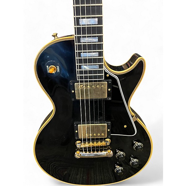 Used Gibson 1957 REISSUE "WW SPECS" BLACK BEAUTY LES PAUL EBONY Solid Body Electric Guitar