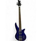 Used Jackson JS3V Concert 5 String Blue Electric Bass Guitar thumbnail