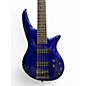 Used Jackson JS3V Concert 5 String Blue Electric Bass Guitar