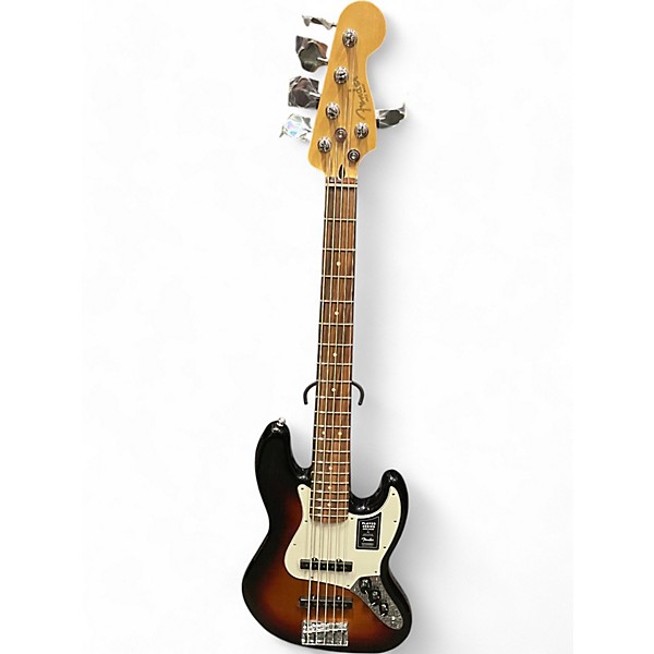 Used Fender Player Jazz Bass V Sunburst Electric Bass Guitar