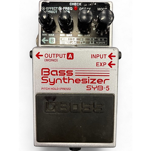 Used BOSS SYB5 Bass Synth Bass Effect Pedal