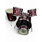 Used Ludwig Backbeat 5 Piece Wine Red Drum Kit thumbnail