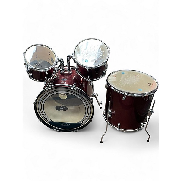 Used Ludwig Backbeat 5 Piece Wine Red Drum Kit