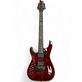 Used Schecter Guitar Research Hellraiser C1 Left Handed Red Electric Guitar