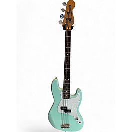 Used Fender Used Fender Mark Hoppus Signature Jazz Bass Daphne Blue Electric Bass Guitar