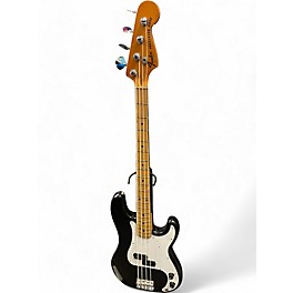 Vintage 1977 Fender Precision Bass Black Electric Bass Guitar