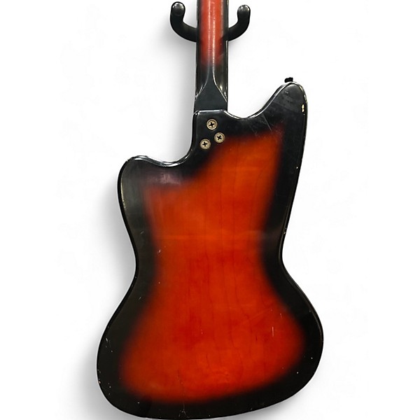 Vintage 1960s Silvertone model 1478 Sunburst Solid Body Electric Guitar