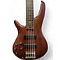 Used Ibanez SR505L 5 String Natural Stain Electric Bass Guitar