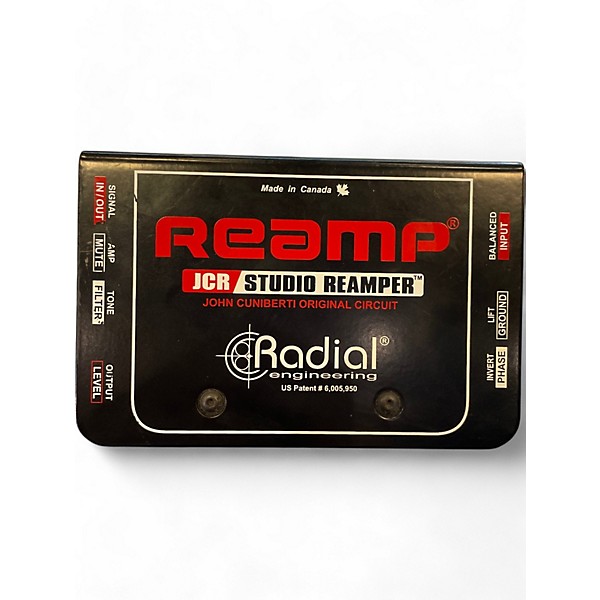 Used Radial Engineering JCR Studio Reamper Direct Box