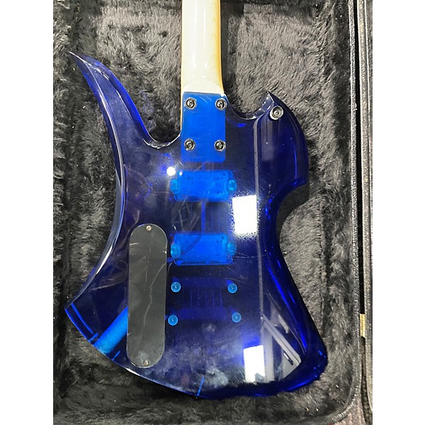 Used B.C. Rich Mockingbird Acrylic Blue Solid Body Electric Guitar