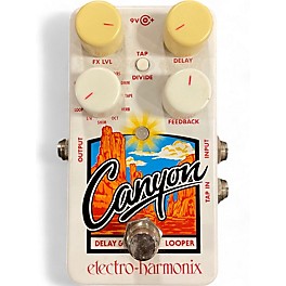 Used Electro-Harmonix Canyon Delay and Looper Effect Pedal