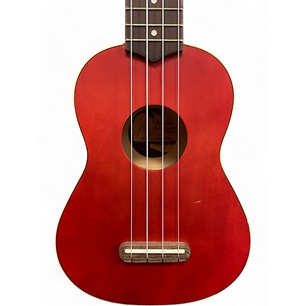 Used Fender California Coast Cherry Ukulele