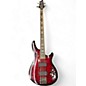 Used Schecter Guitar Research C4 4 String trans red Electric Bass Guitar