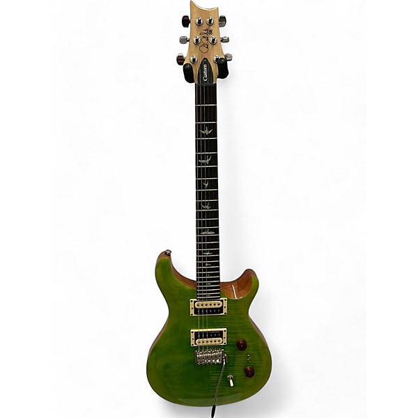 Used PRS Used PRS SE Custom 24-08 Green Solid Body Electric Guitar