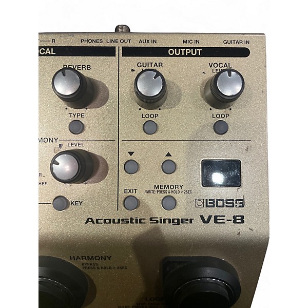 Used BOSS VE8 Acoustic Singer Effect Processor