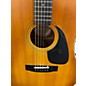 Used Samick sw 210ts Natural Acoustic Guitar