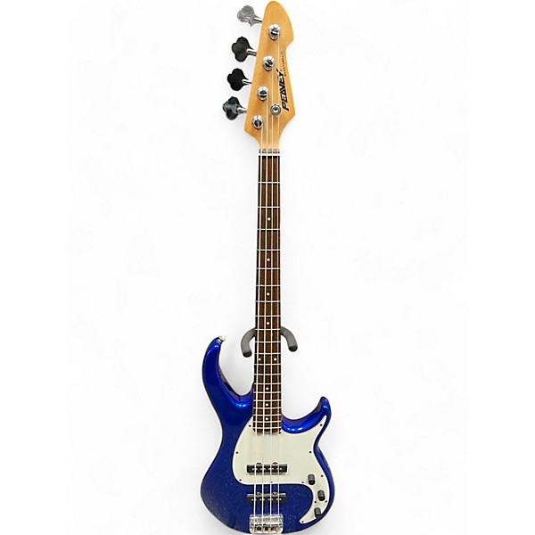 Used Peavey Milestone III Blue Electric Bass Guitar