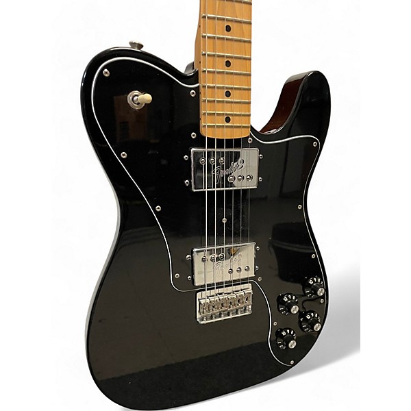 Used Fender Classic Series '72 Telecaster Deluxe Black Solid Body Electric Guitar