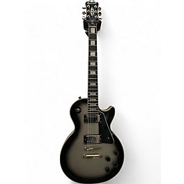 Used 2019 Epiphone Les Paul Custom Pro Silverburst Solid Body Electric Guitar
