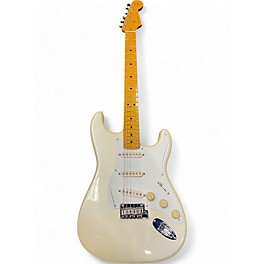 Used Fender Lincoln Brewster Stratocaster Olympic Pearl Solid Body Electric Guitar